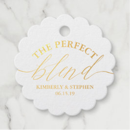 Perfect Blendの金結婚箔メッセージカード フェイバータグ