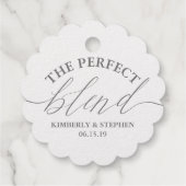 Perfect Blendの金結婚箔メッセージカード フェイバータグ (裏面)