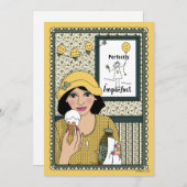 Perfect_Cフラットカード5"x7" 案内状 (正面/裏面)