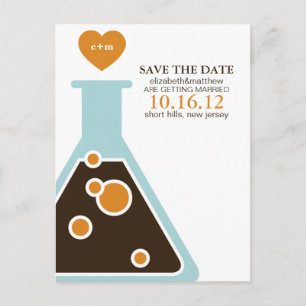 Perfect Chemistry Wedding Save the Date 案内ポストカード