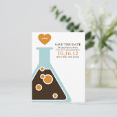 Perfect Chemistry Wedding Save the Date 案内ポストカード (スタンド正面)