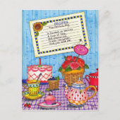 Perfect Dayポストカードのレシピ感動的 ポストカード (正面)