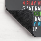 Perfect Day Anime Gaming Ramen Lover Funny Eat Sle マウスパッド (コーナー)