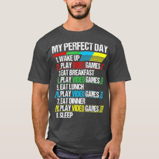 Perfect Day Gift for n Boys Video Games Gaming M Tシャツ