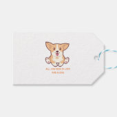 Perfect Designs for Dog Lovers & Pet Gifts ギフトタグ (正面(横))