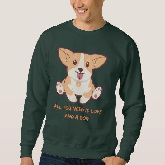 Perfect Designs for Dog Lovers & Pet Gifts スウェットシャツ (正面)