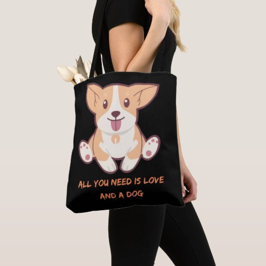 Perfect Designs for Dog Lovers & Pet Gifts トートバッグ (クローズアップ)