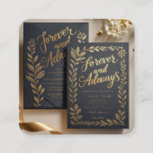 Perfect First Impressionを作成結婚したする エンクロージャーカード (正面)