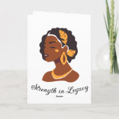 Perfect for Black History Month 2026 celebration  カード (裏面)