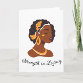 Perfect for Black History Month 2026 celebration  カード (正面)