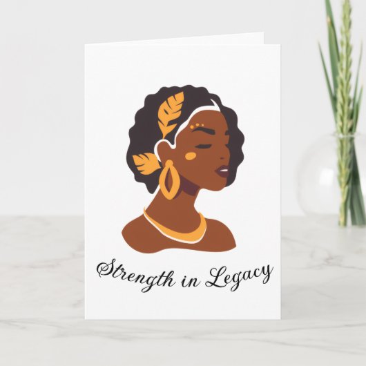 Perfect for Black History Month 2026 celebration  カード (正面)