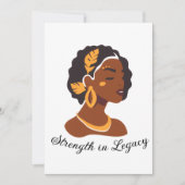 Perfect for Black History Month 2026 celebration  招待状 (正面)