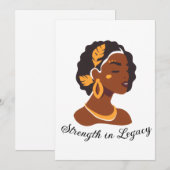 Perfect for Black History Month 2026 celebration 招待状 (正面/裏面)