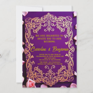 Perfect for Classic, Romantic, or Luxury 招待状