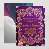 Perfect for Classic, Romantic, or Luxury 招待状 (正面/裏面)