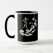 Perfect Gift for Cat Loving Soccer Players マグカップ (左)