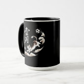 Perfect Gift for Cat Loving Soccer Players マグカップ (正面左)