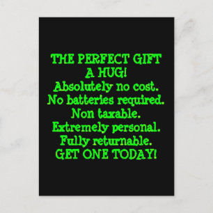 Perfect Gift is a Hug ポストカード