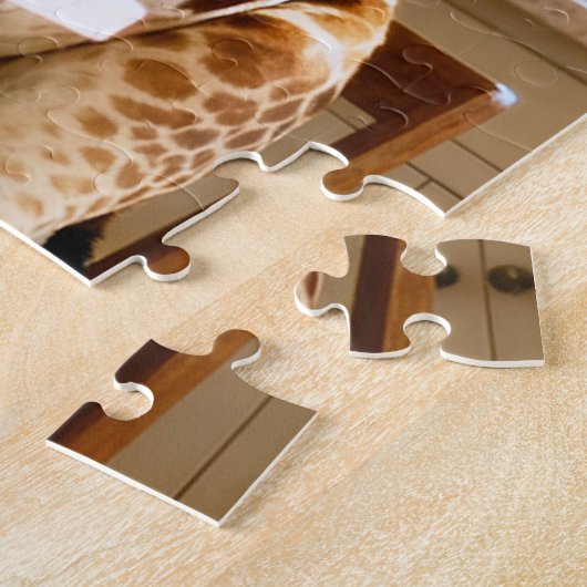 Perfect Giraffe Personalized ジグソーパズル (側面)