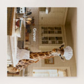 Perfect Giraffe Personalized ジグソーパズル (横)