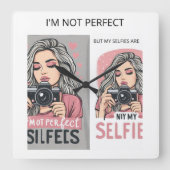 Perfect Girl スクエア壁時計 (正面)