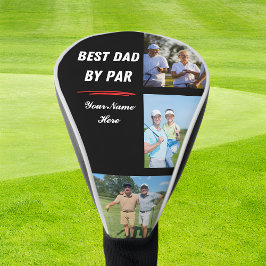 Perfect Golf Gift for GolfパパPar 3写真&名前 ゴルフヘッドカバー