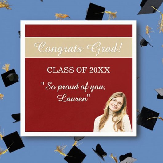 Perfect Graduation Congrats  スタンダードカクテルナプキン