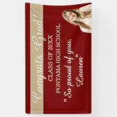 Perfect Graduation Congrats BANNER 横断幕 (縦)