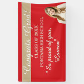 Perfect Graduation Congrats BANNER 横断幕 (縦)