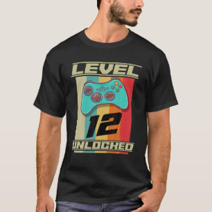 Perfect Kids Gaming Level 12 Unlocked 12Th Gamer B Tシャツ