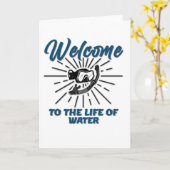 Perfect Lifeguard – 水の生活へようこそ カード (黄色い花)