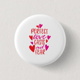 Perfect Love Cast Out Fearボタン 缶バッジ