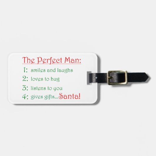 Perfect Man-lagageタグ ラゲッジタグ (正面横)