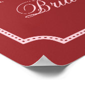 Perfect Match Made in Heaven Bridal Shower Welcome ポスター (角)