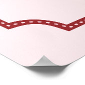 Perfect Match Made in Heaven Bridal Shower Welcome ポスター (角)