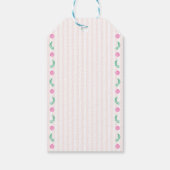 Perfect Match Pickleballブライダルシャワーへようこそ ギフトタグ (裏面)