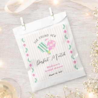 Perfect Match Pickleball Bridal Shower Welcome フェイバーバッグ