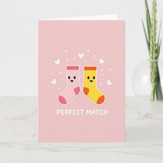 Perfect Match Socks Friend Card カード (正面)