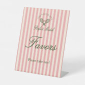 Perfect Match Tennis Bridal Shower Favor 台座サイン (正面)