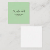 Perfect Match Wedding Matchbox – Premium Edition エンクロージャーカード (正面/裏面)