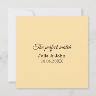 Perfect Match Wedding Matchbox – Premium Edition サンキューカード