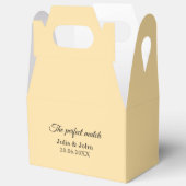 Perfect Match Wedding Matchbox – Premium Edition フェイバーボックス (見開き)