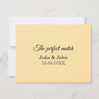 Perfect Match Wedding Matchbox – Premium Edition 出欠カード
