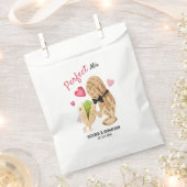 Perfect Mix Nut Bride and Groom Thank 結婚's フェイバーバッグ (クリップ留めされた状態)