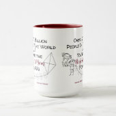 Perfect Mom For Me – 男の子と女の子 マグカップ (中央)