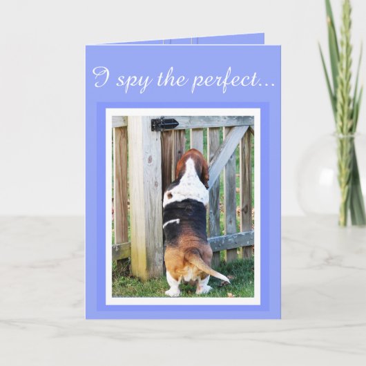"Perfect Mom" Mother's Day Card with/Basset & Mate カード (正面)