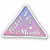 Perfect Monthステッカー – 7月 シール (正面)