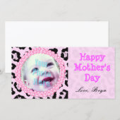 Perfect Mother's Day Gift Pink Cheetah Frame - (正面/裏面)