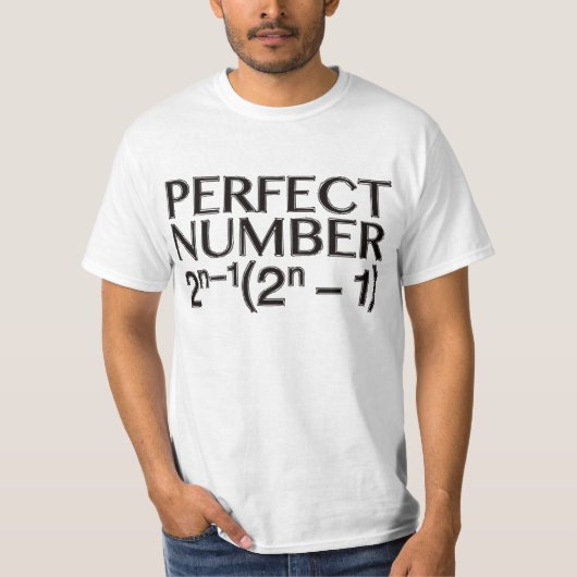 PERFECT_NUMBER Tシャツ (正面)