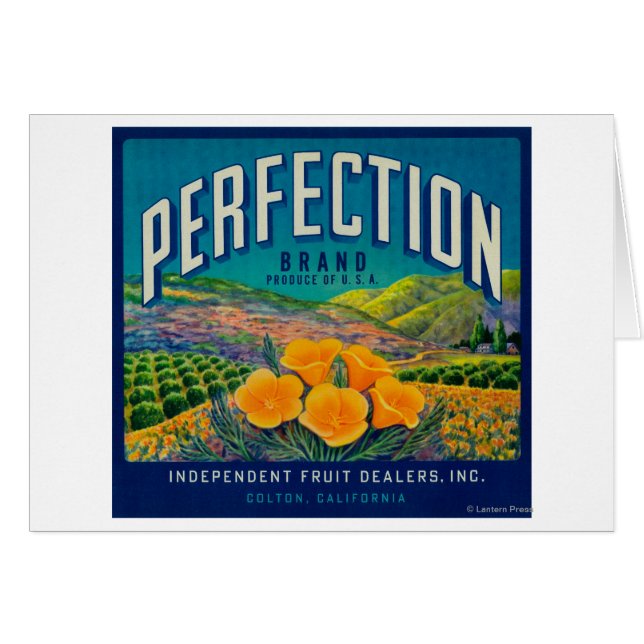 Perfect Orange LabelColton, CA (正面横)